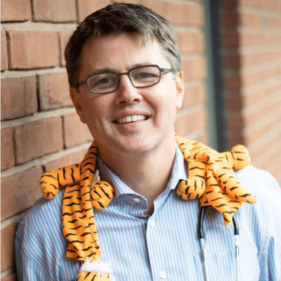 Dr. Bryan mcdonald, representing the benefits of a board certified pediatrician